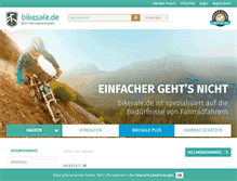Tablet Screenshot of bikesale.de